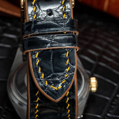 Black-alligator-leather-watch-strap-for-Rolex-Datejust-31mm-detail.png