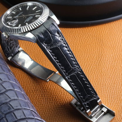 Black-alligator-leather-watch-strap-for-Rolex-Datejust-stitching.png