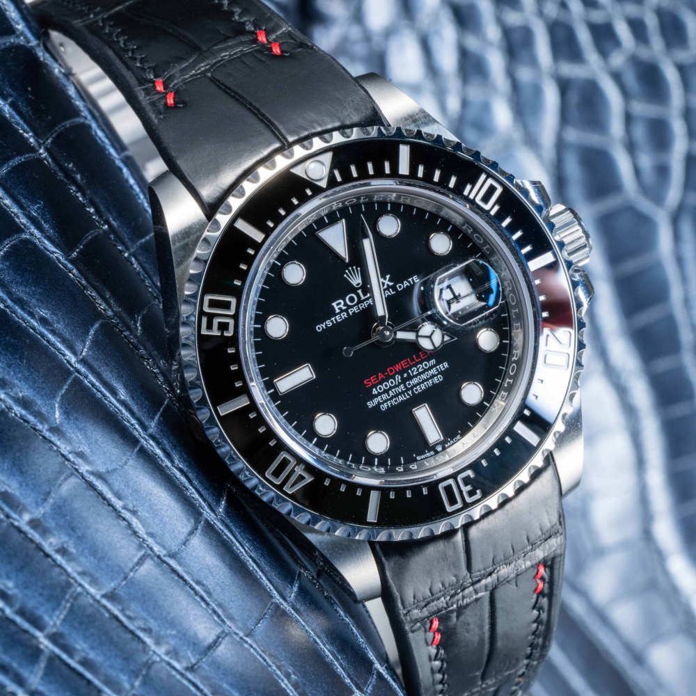 Black-alligator-leather-watch-strap-for-Rolex-Sea-Dweller-watch.png