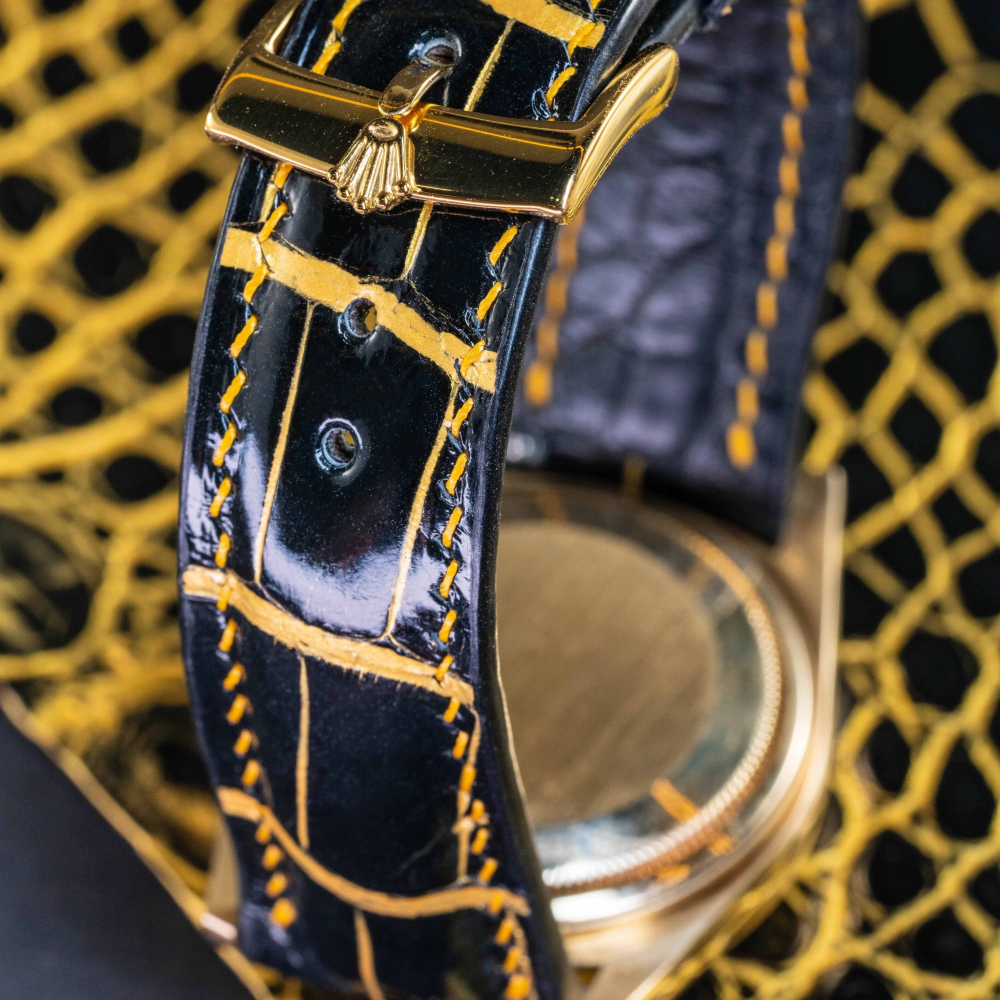 Black-gold-alligator-leather-watch-strap-for-Rolex-Datejust-31mm-backside.png
