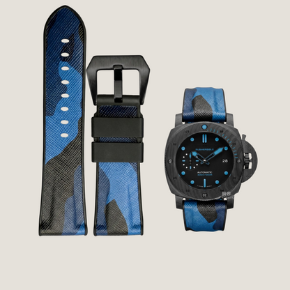Bracelet en caoutchouc FKM style voile pour Panerai