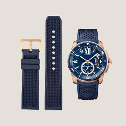 Blue-rubber-strap-for-cartier-calibre-with-Gold-Buckle.png