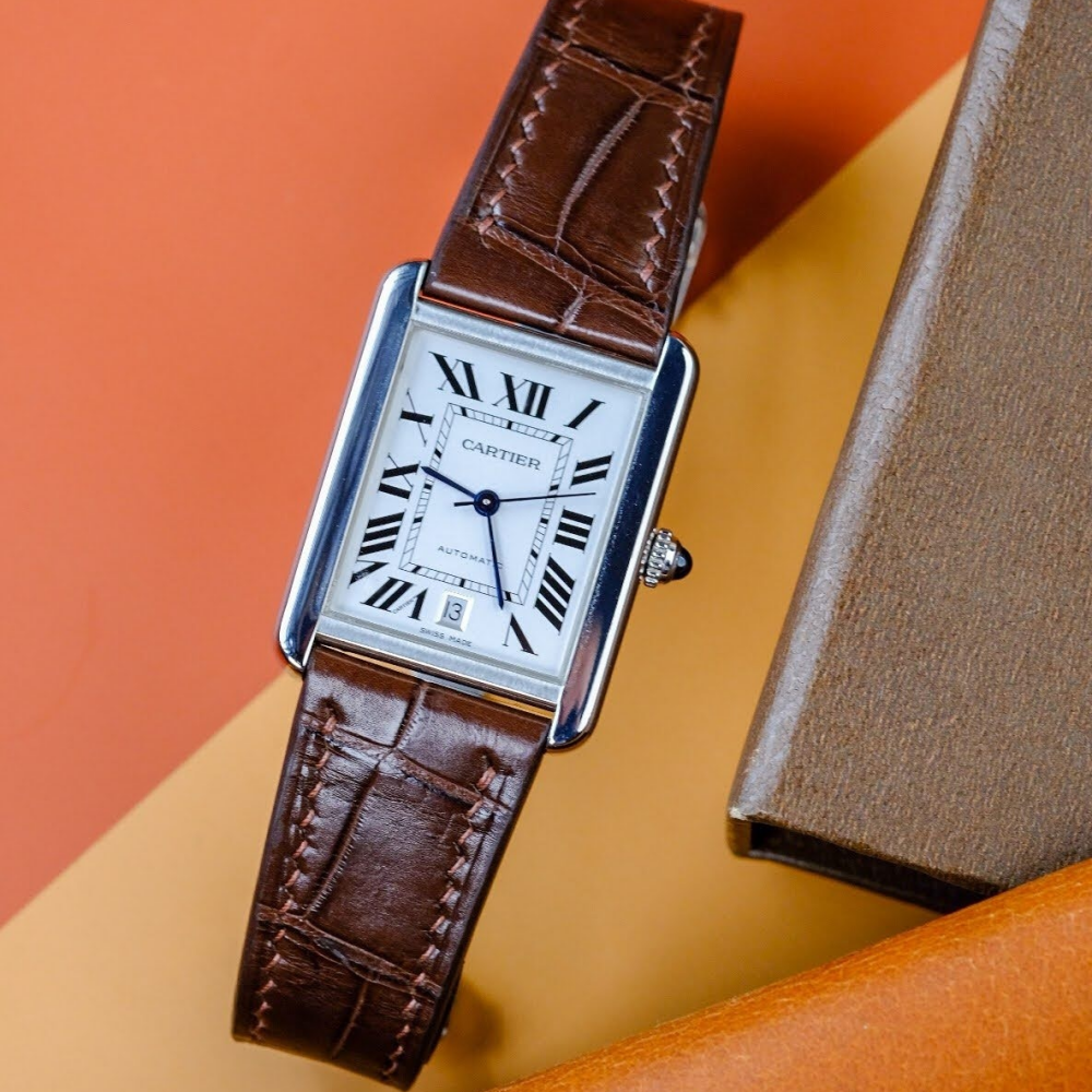 Brown-alligator-leather-watch-strap-for-Cartier-tank-on-watch.png