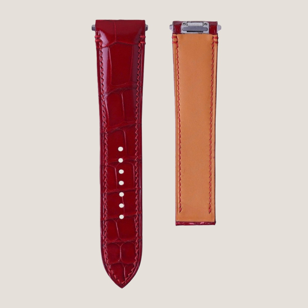 Cherry-Red_-alligator-leather-watch-strap-for-Cartier-New-Santos-Lining.png