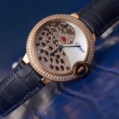 Dark-Navy-alligator-leather-watch-strap-for-cartier-ballon-bleu-push-button-on-watch.png