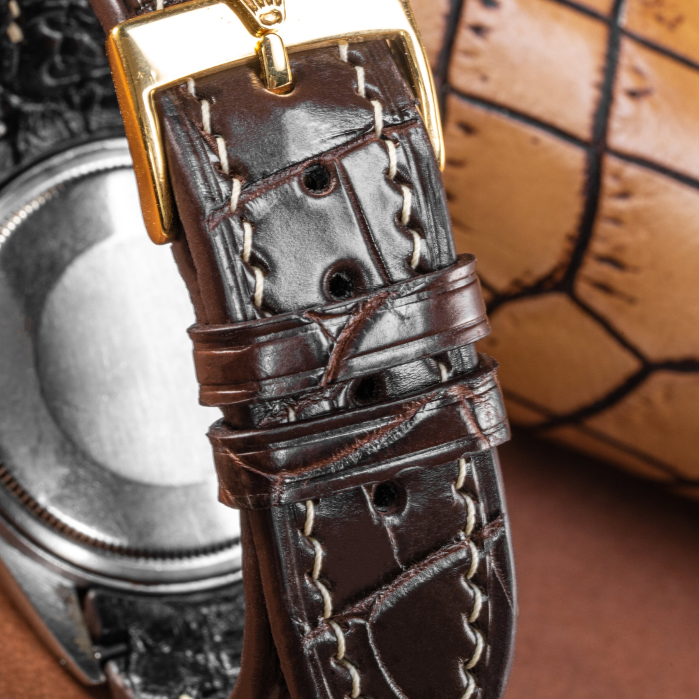 Dark-brown-alligator-leather-watch-strap-for-Rolex-Datejust-buckle.png