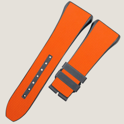 Flaming-orange-FKM-rubber-sailcloth-pattern-strap-for-franck-muller-vanguard.png
