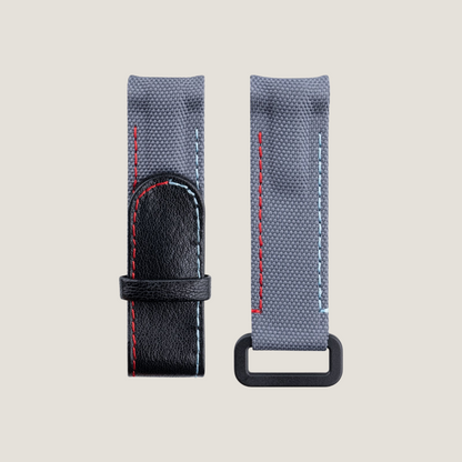 GREY-vecro-canva-strap-for-Rolex-DIW-red-stitching.png