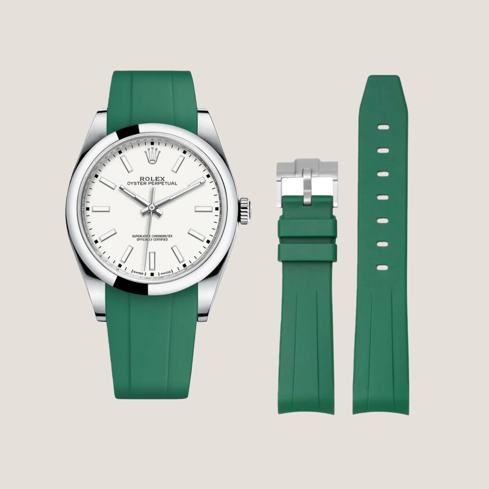 Green-rubber-strap-for-rolex-oyster-perpetual-39mm-with-Watch.png