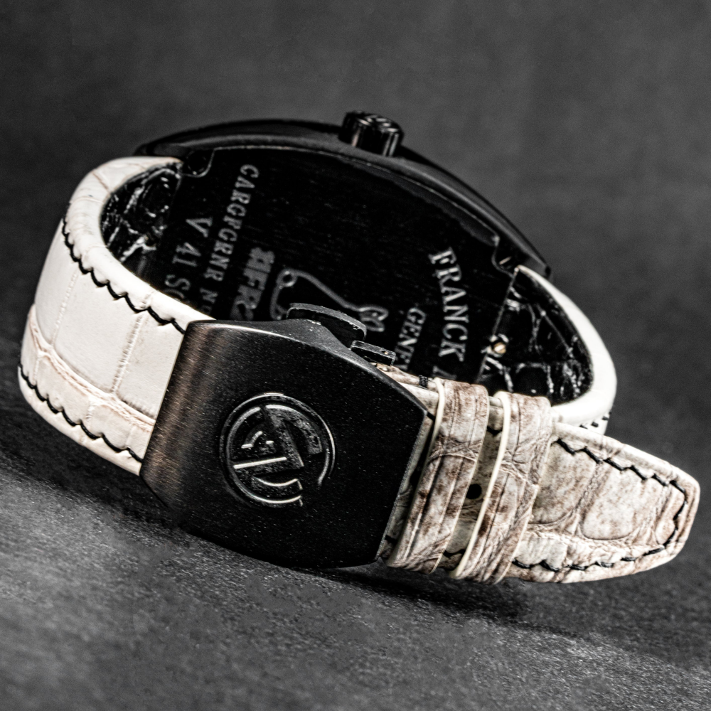 Himalayan-alligator-leather-watch-strap-for-frank-muller-vanguard-FR2-black-stitching-backside.png
