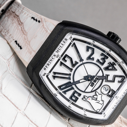 Himalayan-alligator-leather-watch-strap-for-frank-muller-vanguard-FR2-black-white-lug.png