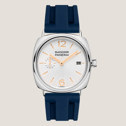 Navy-Blue-fkm-rubber-strap-for-Panerai-Radimir-on-Watch.png