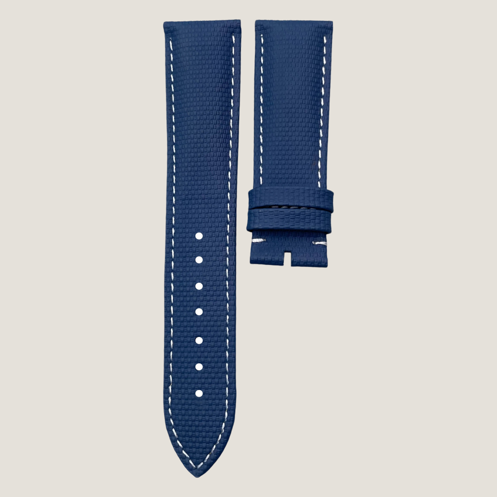 Navy-blue-FKM-rubber-strap-sailcloth-pattern-for-Breguet-classique-white-stitching.png