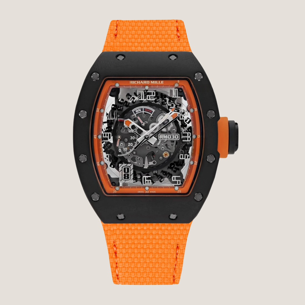 Orange-Velcro-Watch-Strap-for-Richard-Mille-on-Watch.png