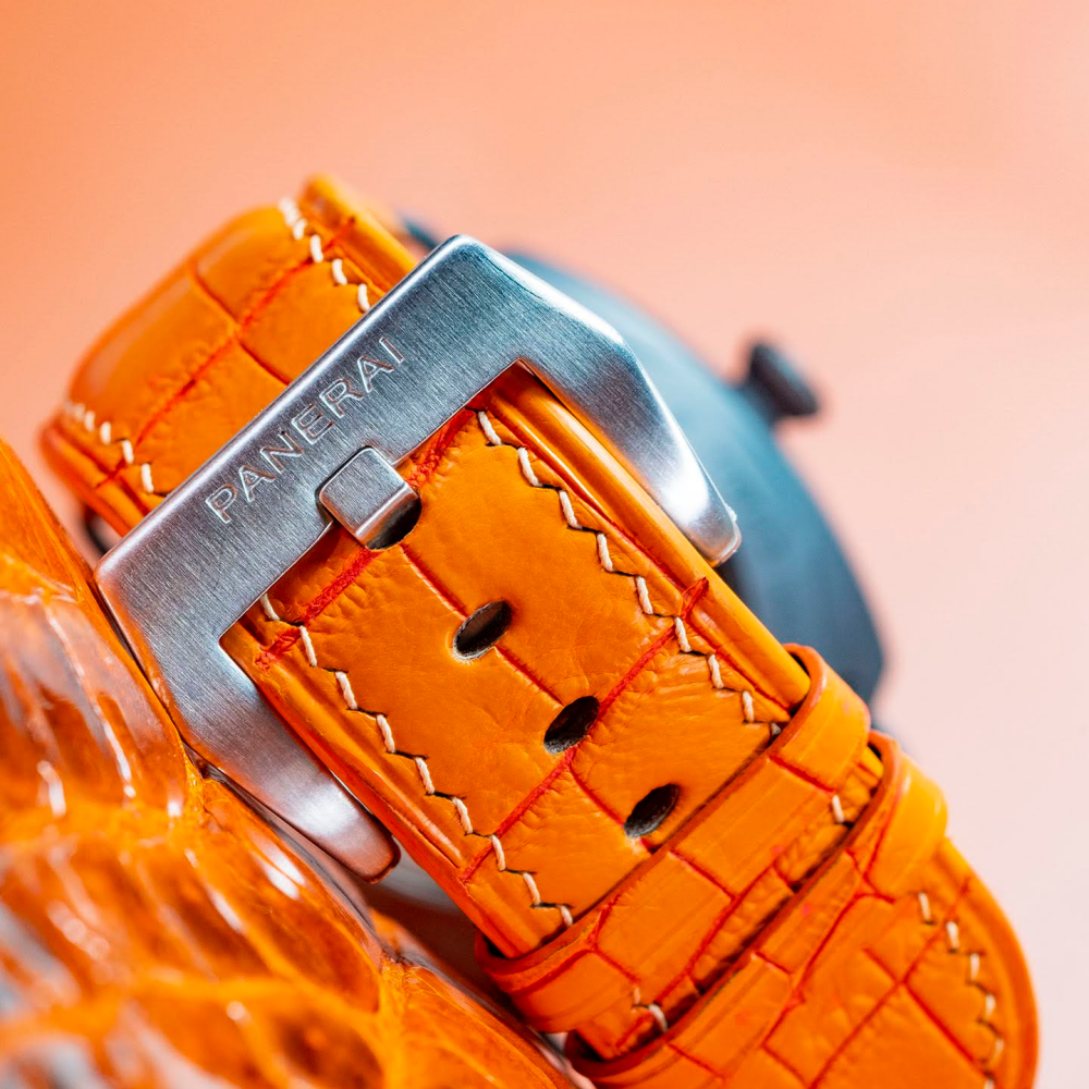Orange-alligator-leather-watch-strap-for-Panerai-Radiomir-Backside.png