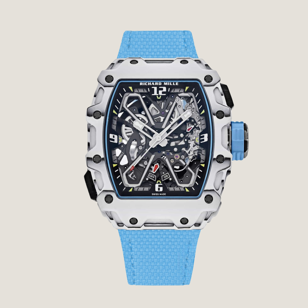 Sky-Blue-Velcro-Watch-Strap-for-Richard-Mille-on-Watch.png