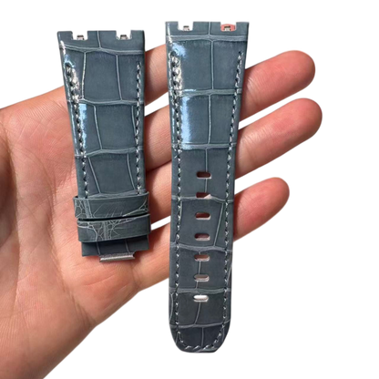 Bracelet en cuir d'alligator pour AP Royal Oak Offshore 43mm