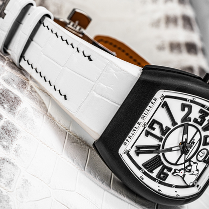 White-alligator-leather-watch-strap-for-frank-muller-vanguard-FR2-black-stitching-detail.png