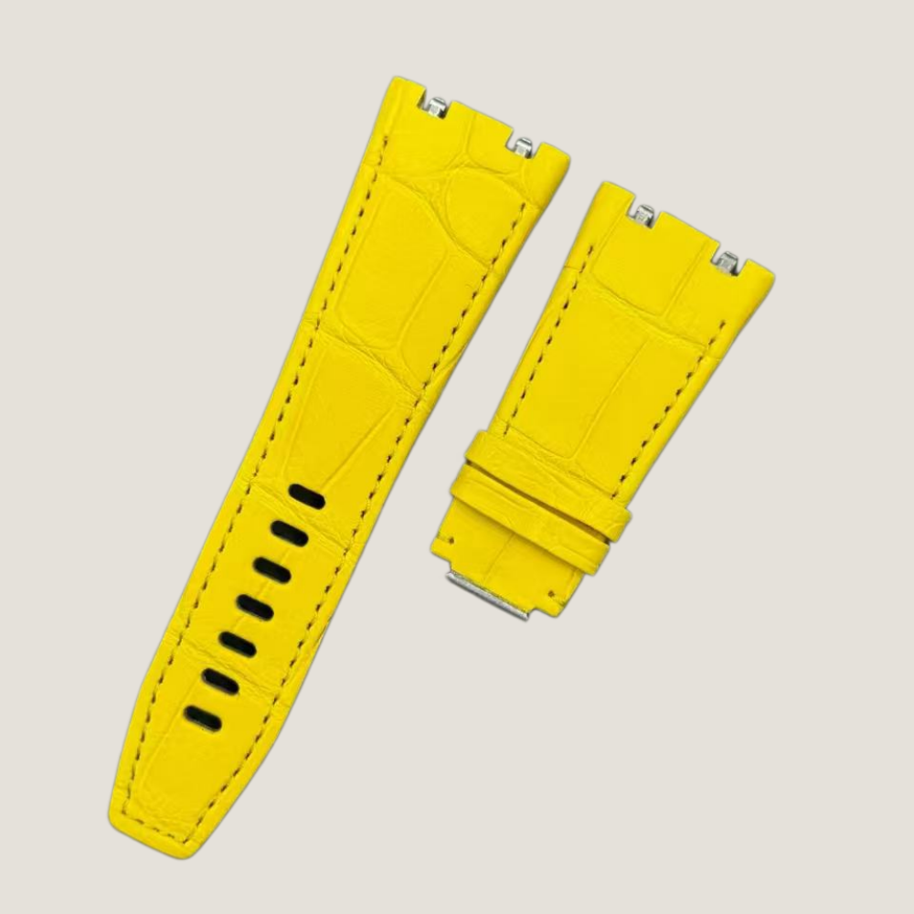 Bracelet en cuir d'alligator pour AP Royal Oak Offshore 43mm
