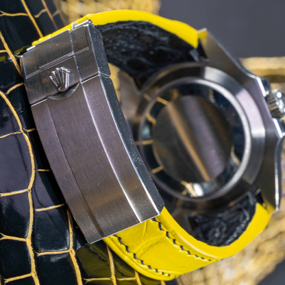banana-yellow--alligator-leather-strap-for-rolex-submariner-41mmbackside.png