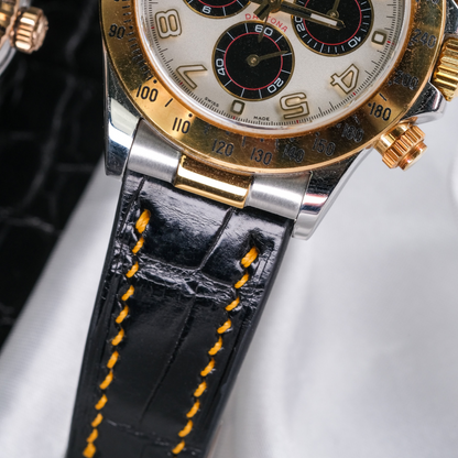 black-alligator-leather-strap-Rolex-day-date-detail.png