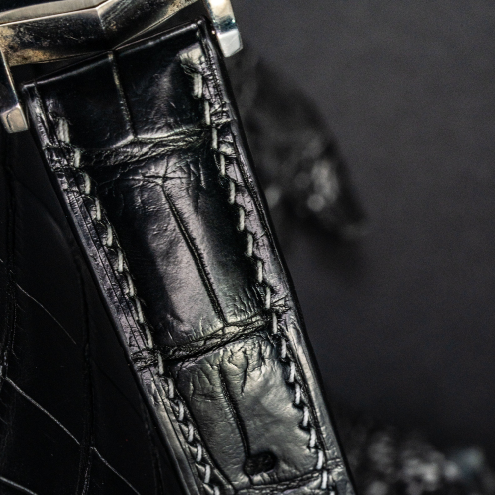 black-alligator-leather-strap-for-corum-admirals-cup-stitching.png