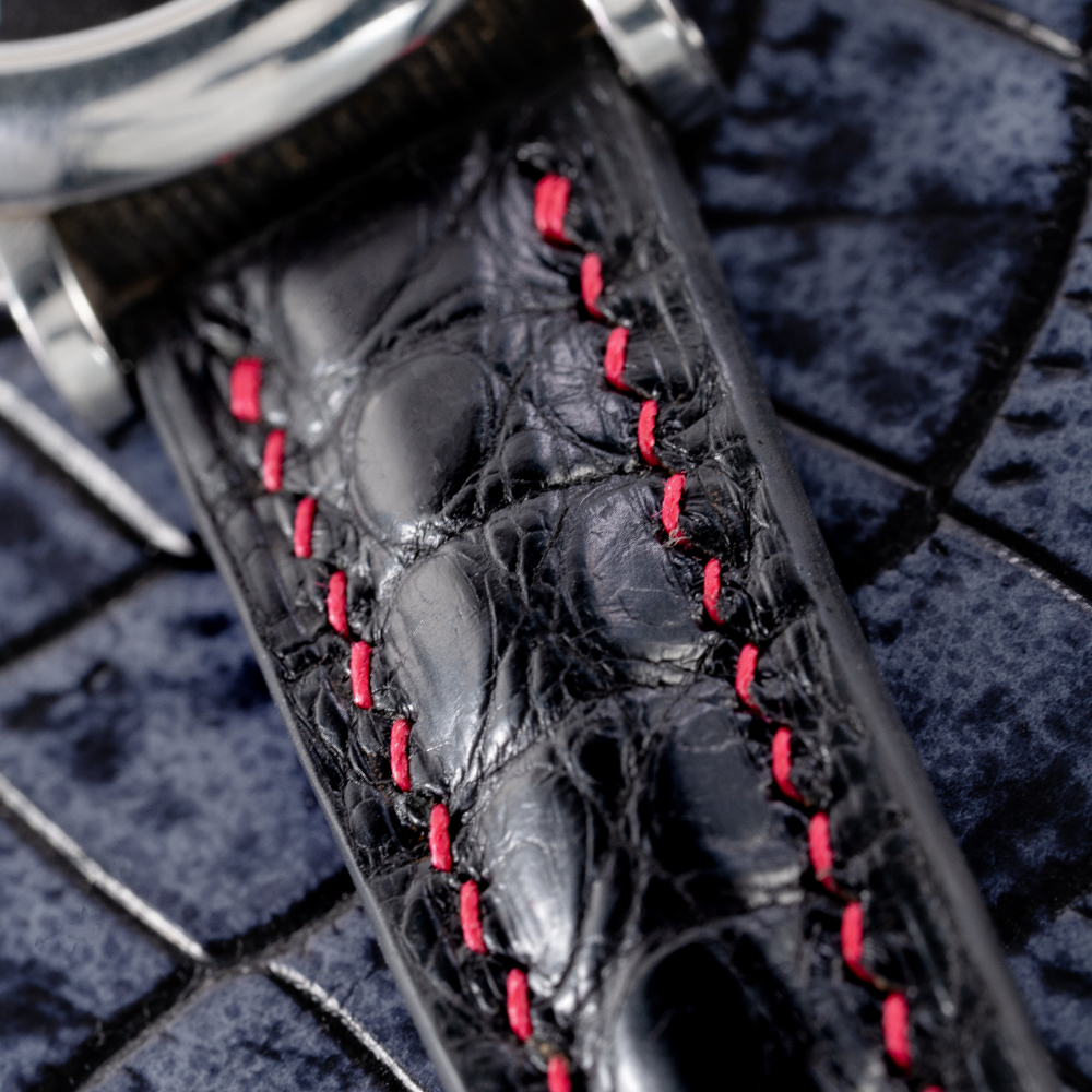 black-alligator-leather-strap-for-gerald-genta-jumping-hour-stitching.png