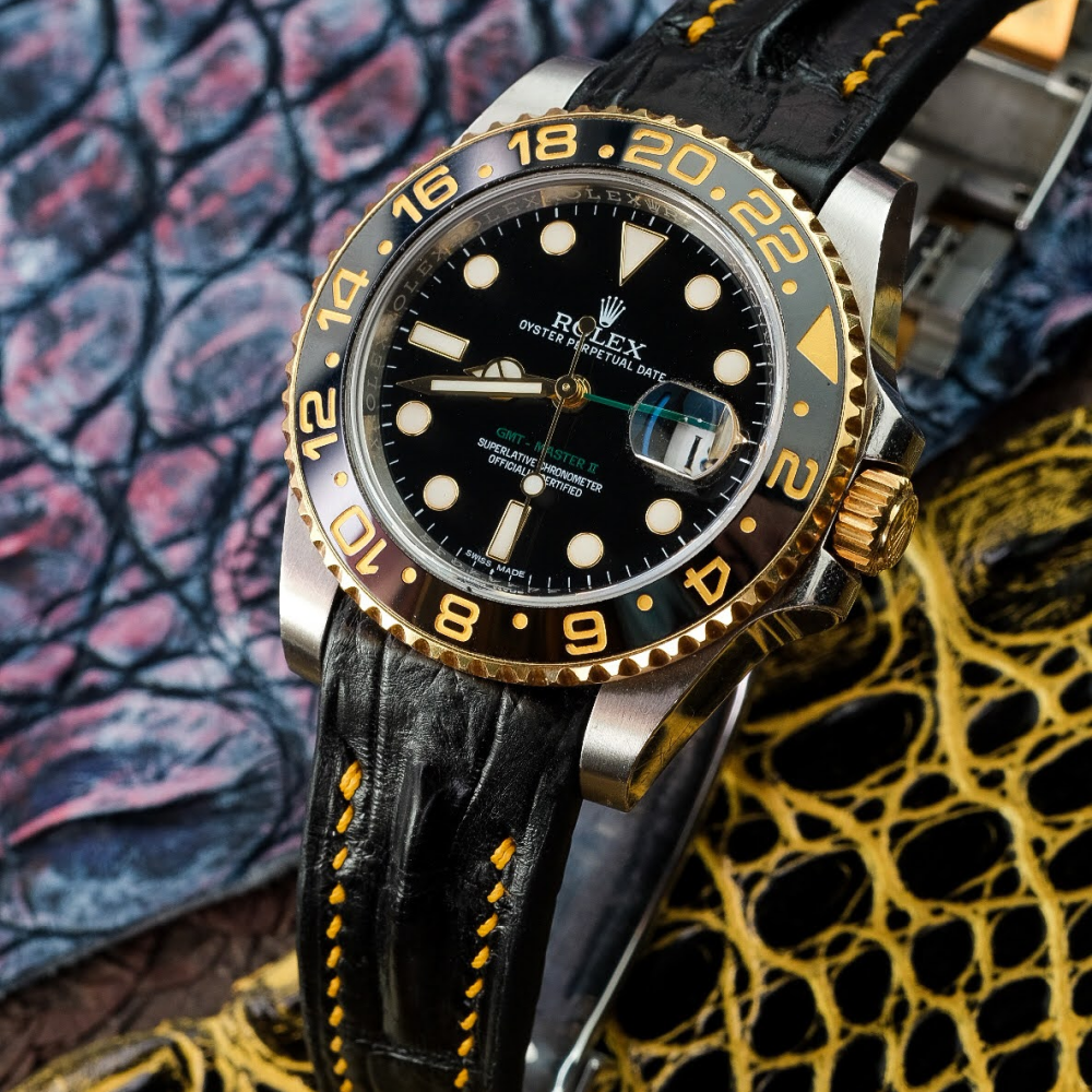 black-alligator-leather-strap-for-rolex-gtm-ii-116713LN-0001.png