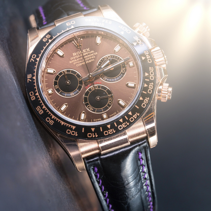black-alligator-strap-for-rolex-daytona-oysterflex-with-purple-stitching.png
