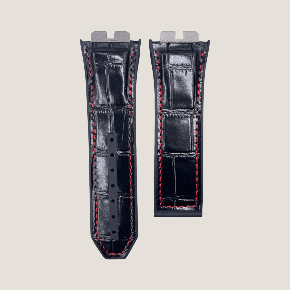 Hybrid Alligator & FKM Rubber Strap for Hublot