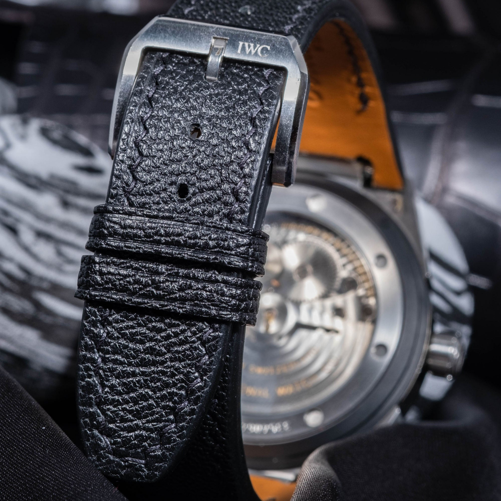 black-chevre-leather-watch-strap-for-IWC-Ingenieur-automatic-lining.png
