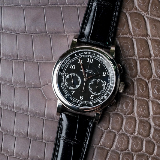 Bracelet en alligator pour A. Lange & Söhne Flyback
