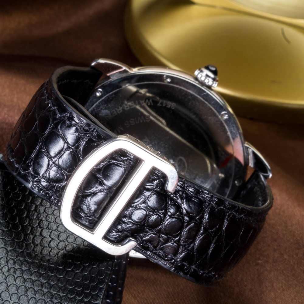 black-round-sale-alligator-leather-strap-for-Cartier-Ronde-Solo-backside.png
