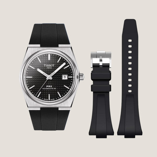 black-rubber-strap-for-tissot-prx-with-watch.png