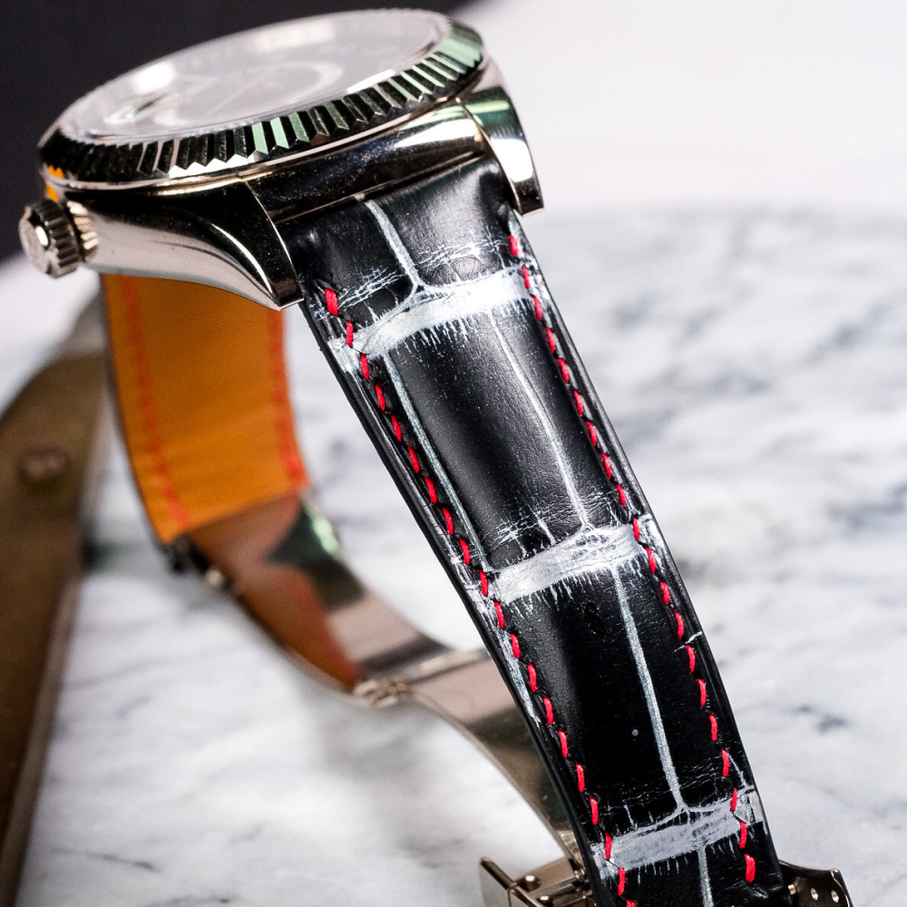black-silver-alligator-leather-strap-for-rolex-sky-dweller-stitching.png