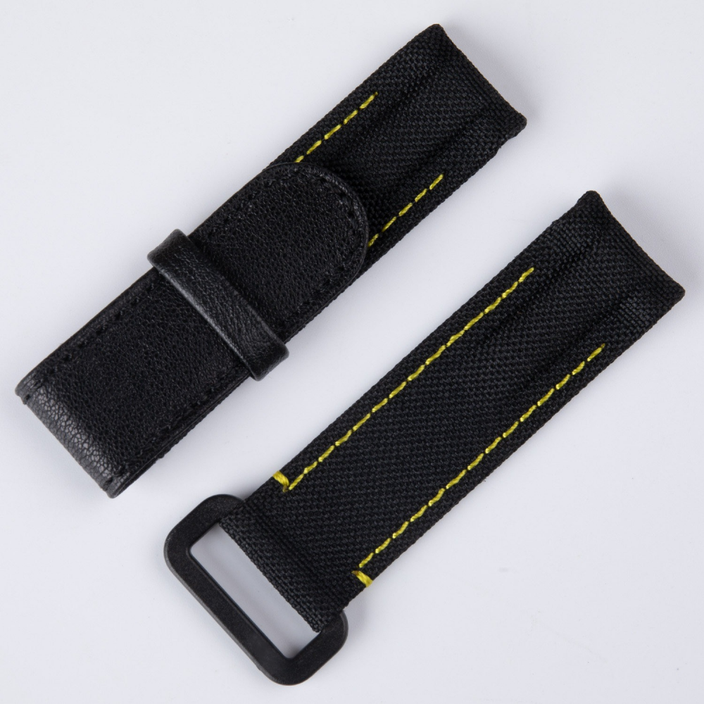 black-vecro-canva-strap-for-Rolex-DIW-yellow-stitching.png