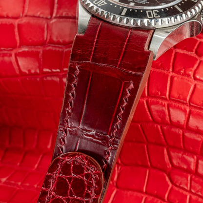 blood-red--alligator-leather-watch-strap-for-Rolex-Sea-Dweller-stitching.png
