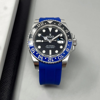 blue-deployant-rubber-strap-for-rolex-MT-Maaster-II-on-watch.png