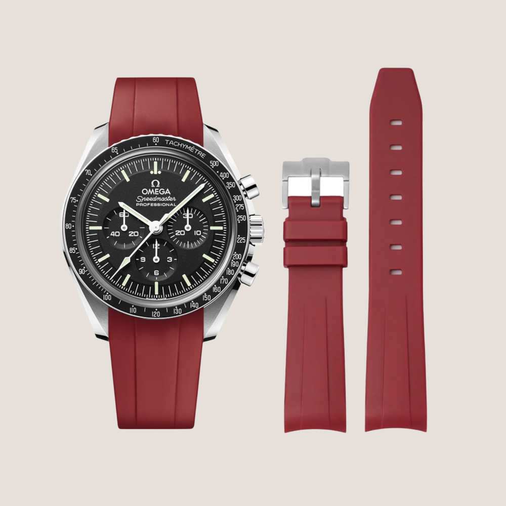 bordeaux-FKM-rubber-strap-for-omega-speedmaster-with-watch.png