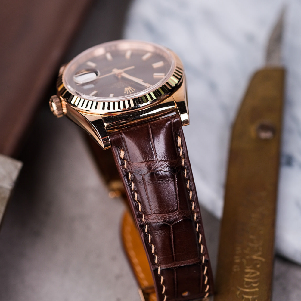 brown-alligator-leather-strap-Rolex-day-date-short-side.png
