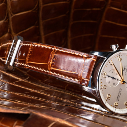 brown-alligator-leather-watch-strap-for-IWC-portugieser-detail.png