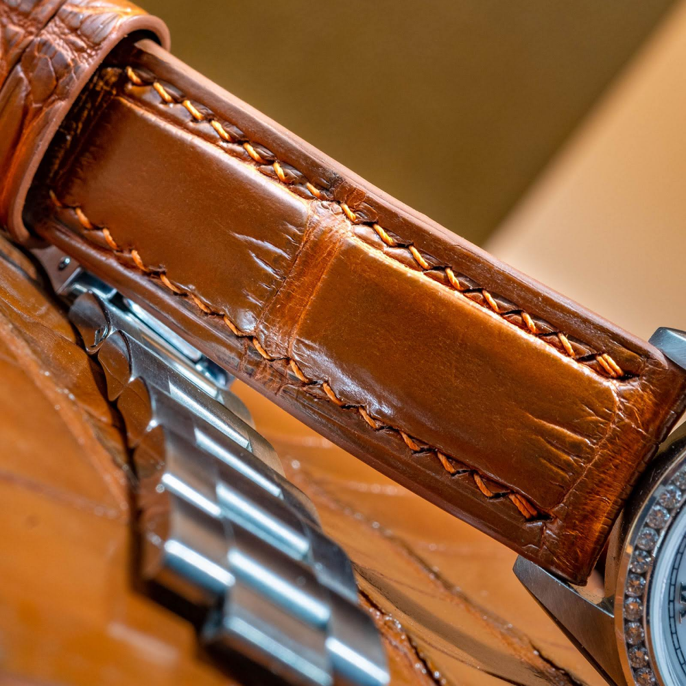 chestnut-brown-alligator-leather-watch-strap-for-Rolex-Datejust-31mm-stitching.png