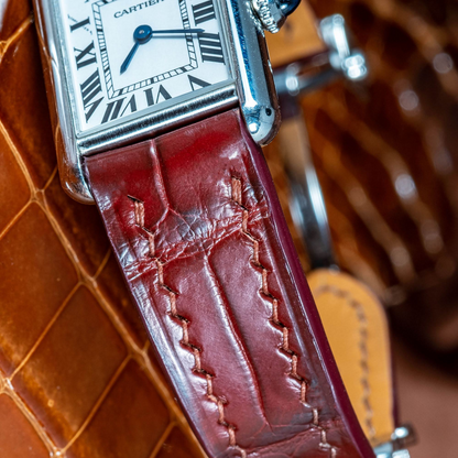 chocolate-brown-alligator-leather-strap-for-cartier-tank-detail.png