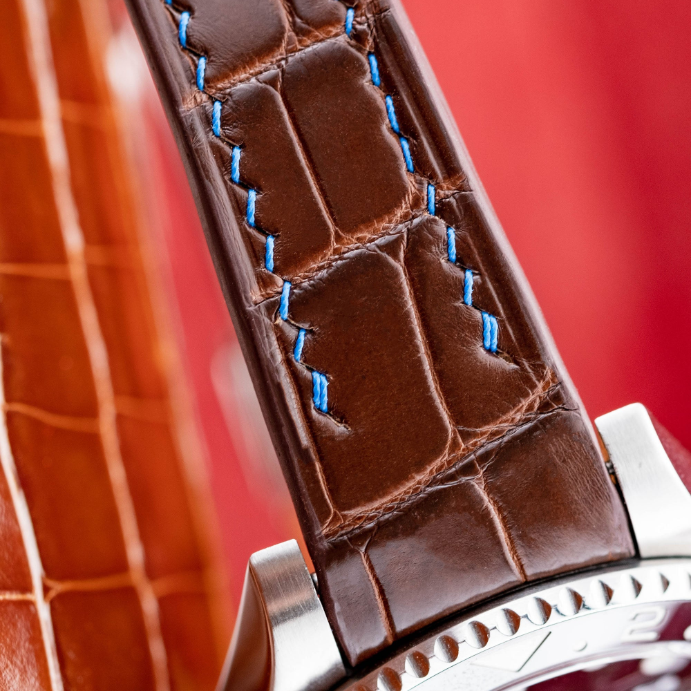 chocolate-brown-alligator-leather-strap-for-rolex-gtm-ii-stitching.png