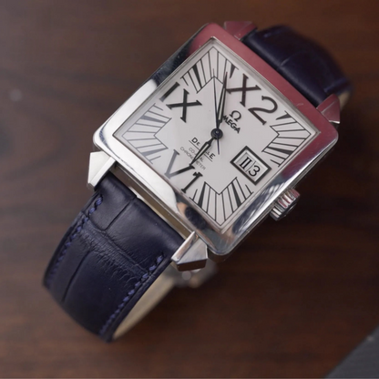 dark-navy-alligator-watch-strap-for-omega-De-Ville-on-watch.png
