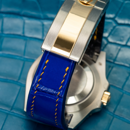 electric-blue-alligator-leather-strap-for-rolex-submariner-41mm-yellow-gold-stitching-buckle.png