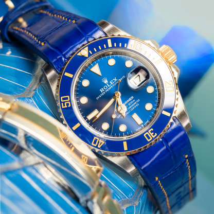 electric-blue-alligator-leather-strap-for-rolex-submariner-41mm-yellow-gold-stitching.png