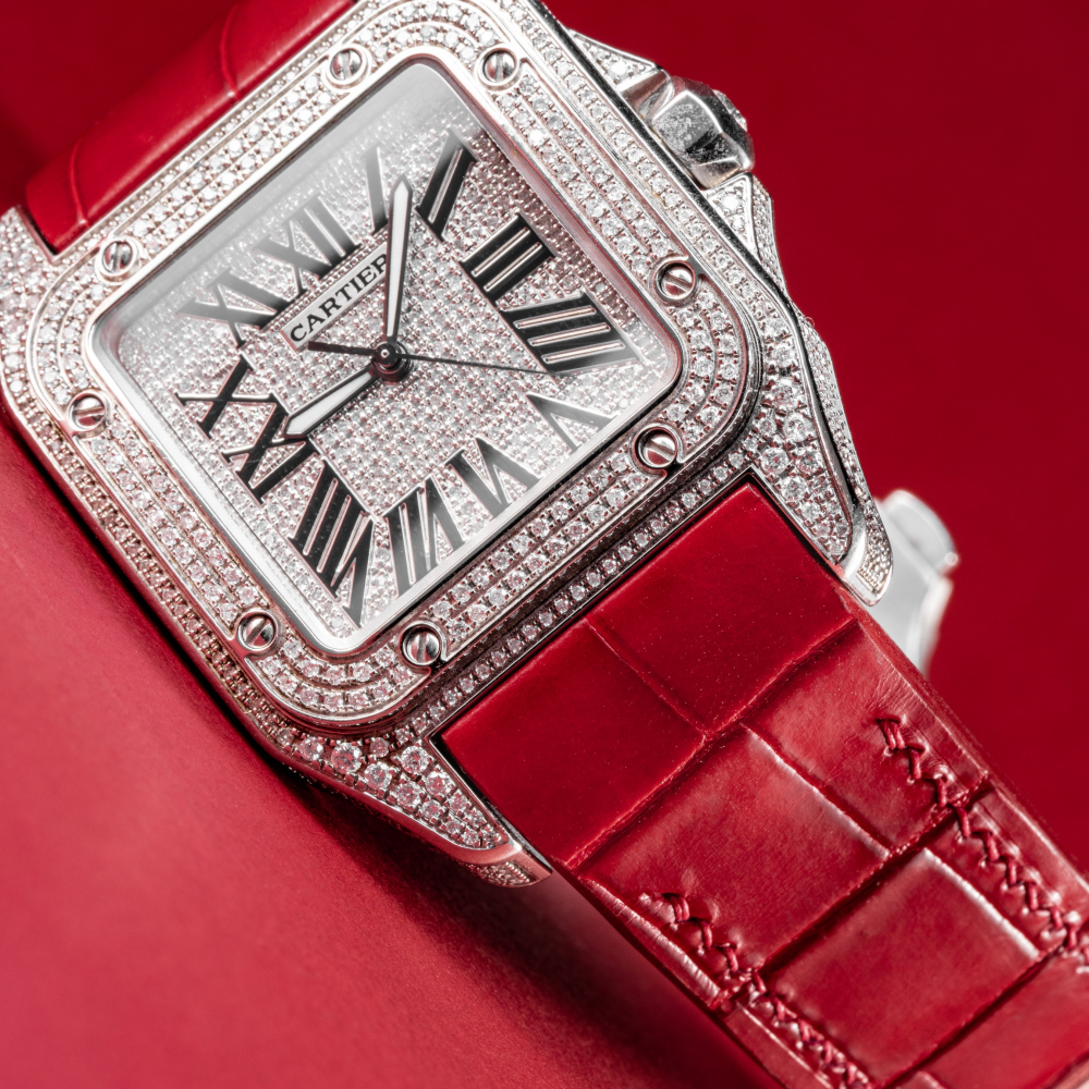 ferrari-red-alligator-leather-srap-cartier-santos-100-watch.png