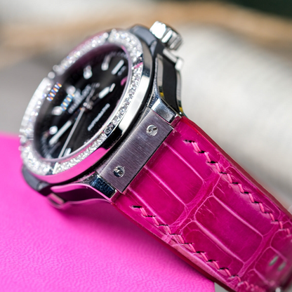 fuchsia-pink-alligator-leather-strap-for-Hublot-big-bang-titanium-diamond-classic-lug.png
