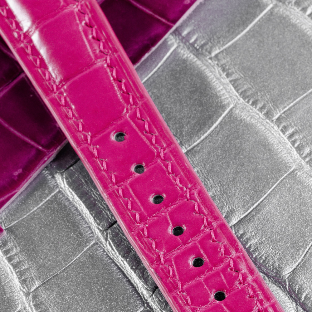 fuchsia-pink-alligator-leather-strap-for-cartier-tank-solo-stitching.png